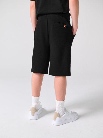 Dsiney Kidz - Paul Smith Junior Black Graphic T-Shirt and Shorts Set image 5