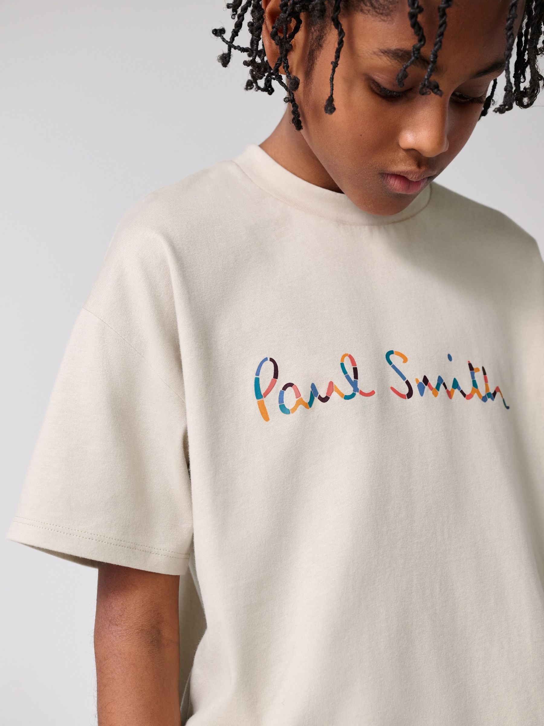 Dsiney Kidz - Paul Smith Junior Stone T-Shirt and Shorts Set image 7