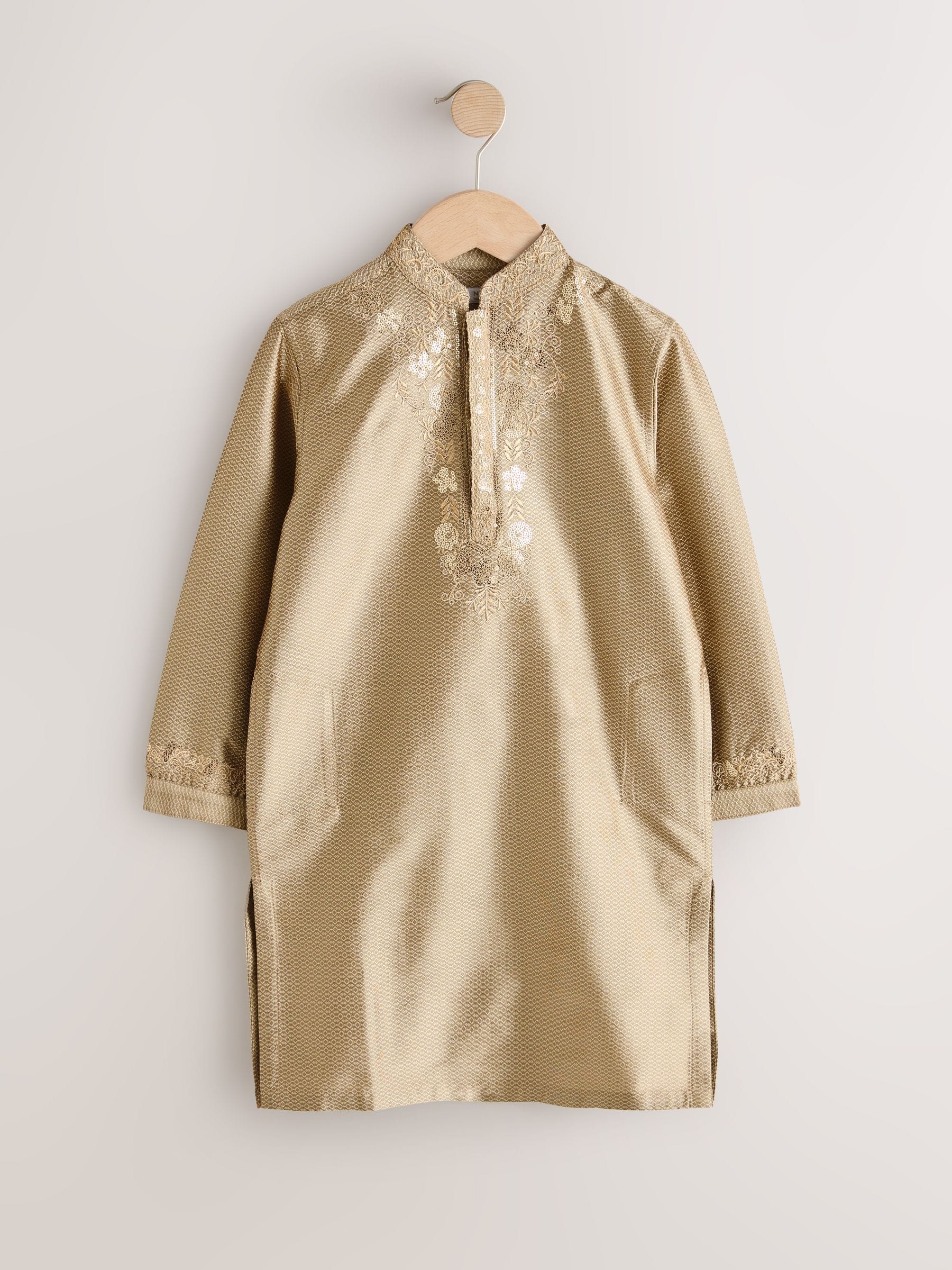 Dsiney Kidz - Gold Kurta Shirt (3mths-16yrs) (3mths-16yrs) image 5