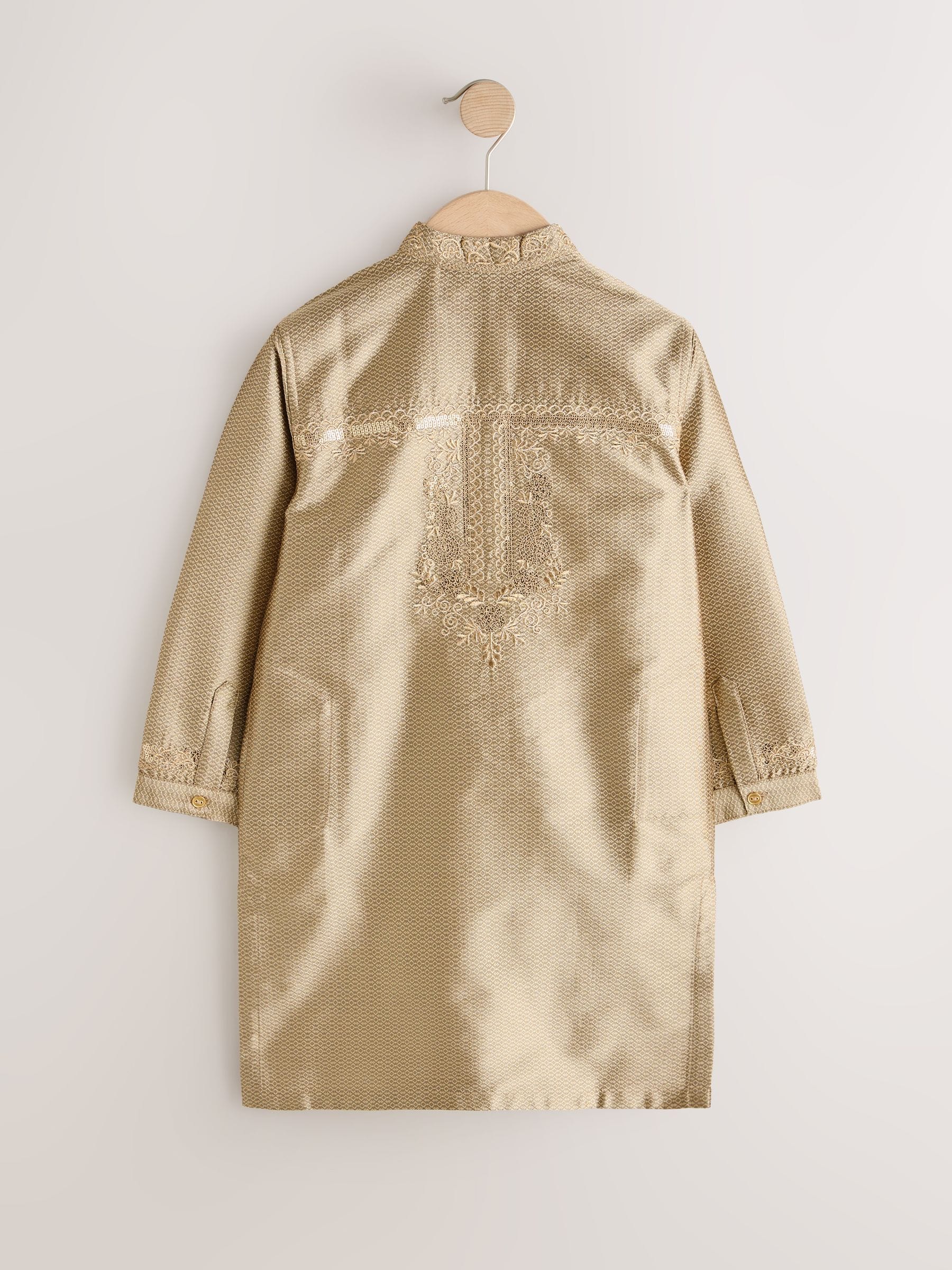 Dsiney Kidz - Gold Kurta Shirt (3mths-16yrs) (3mths-16yrs) image 6