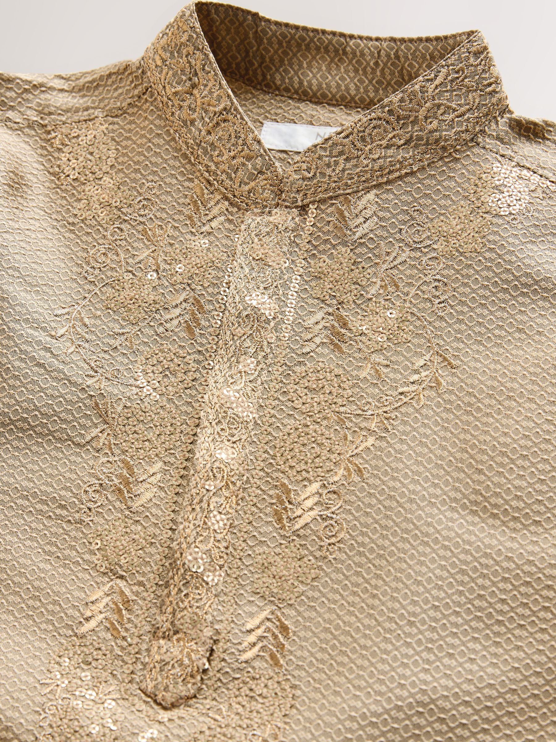Dsiney Kidz - Gold Kurta Shirt (3mths-16yrs) (3mths-16yrs) image 7