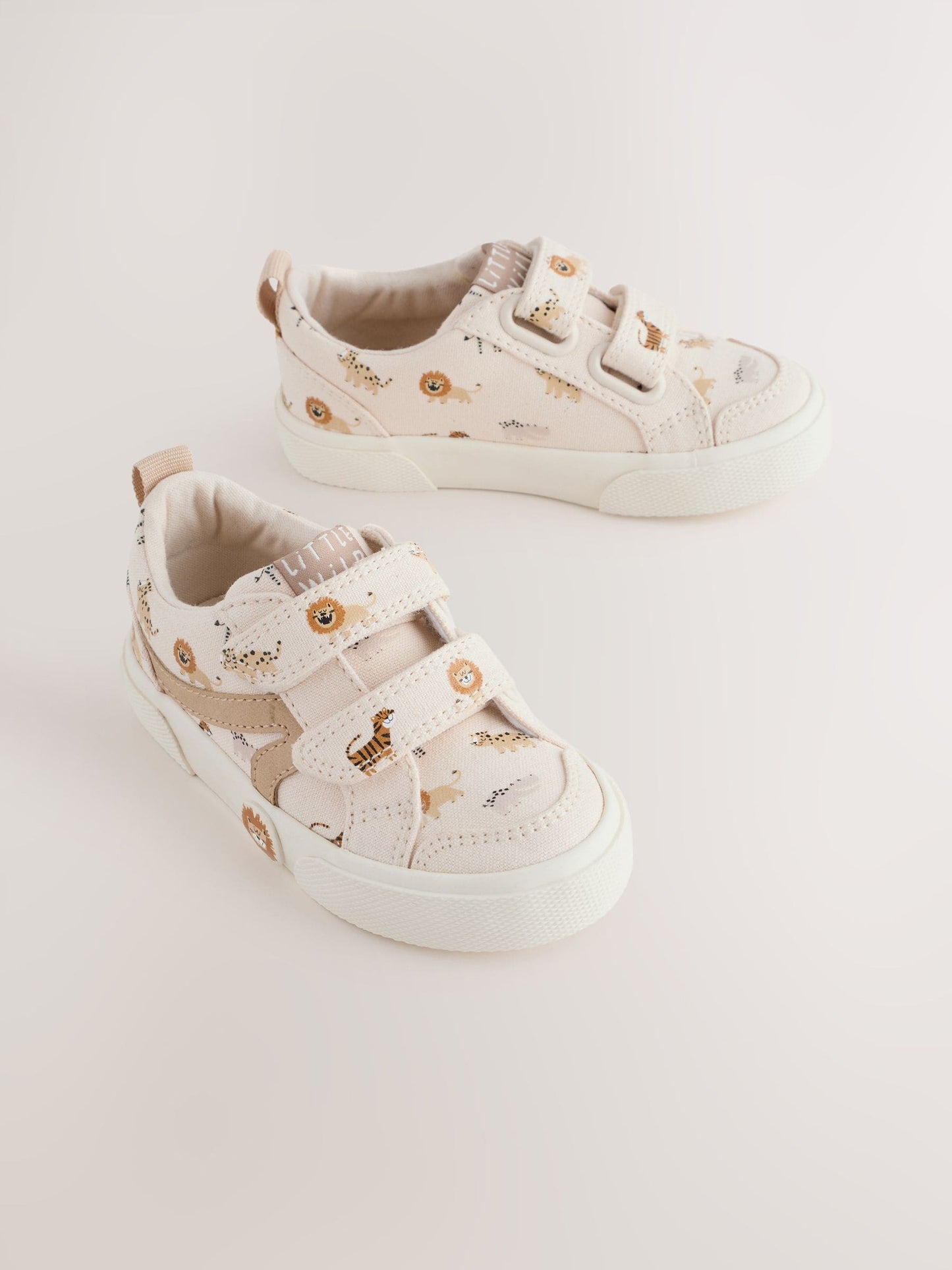 Neutral Safari Standard Fit (F) Touch Fastening Trainers image 2