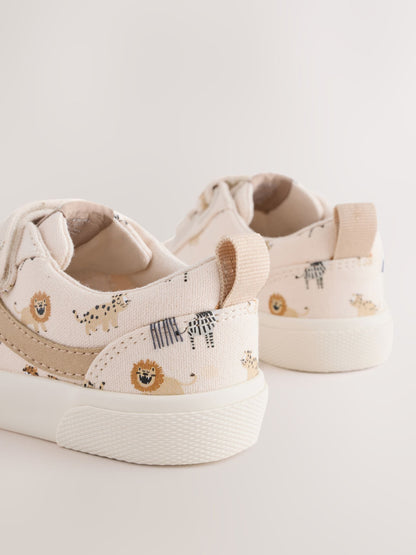 Neutral Safari Standard Fit (F) Touch Fastening Trainers image 5