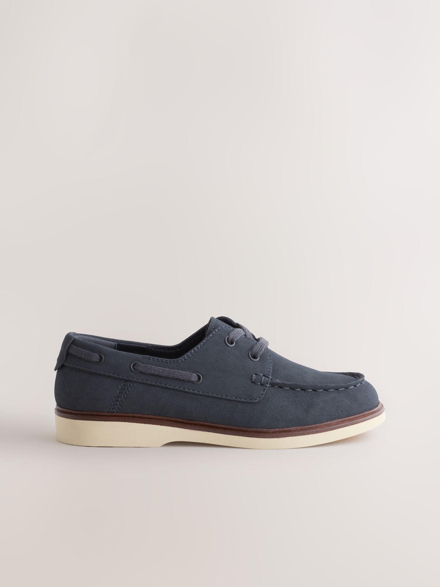 Navy Lace Up Boatshoe image 2