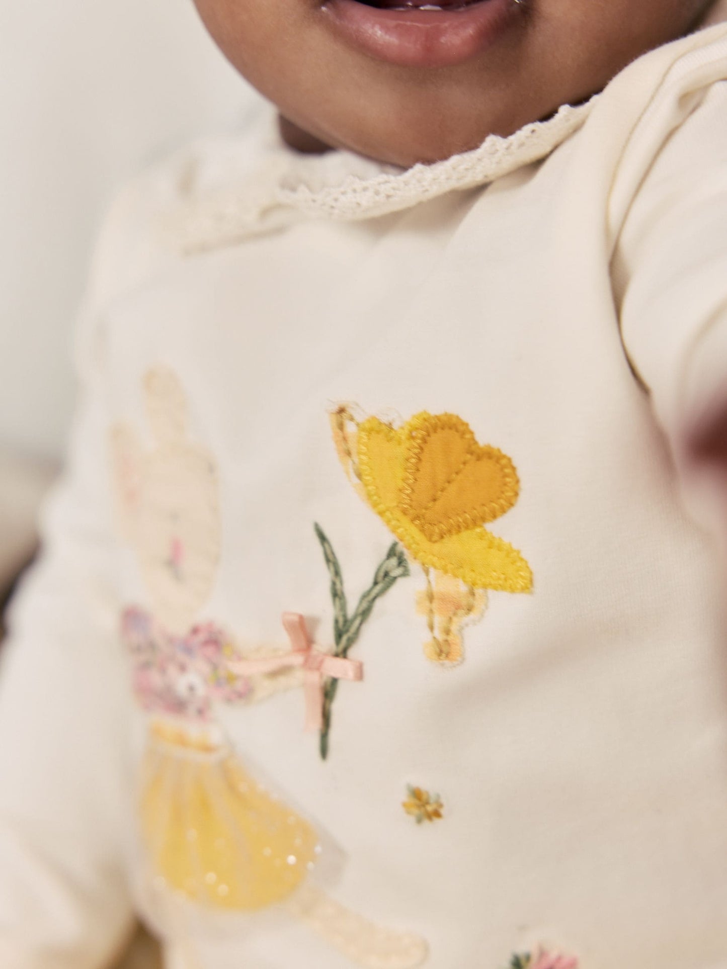 Ecru Fairy Mouse Long Sleeve Top and Legging Baby 2 Piece Set (0mths-2yrs) image 4