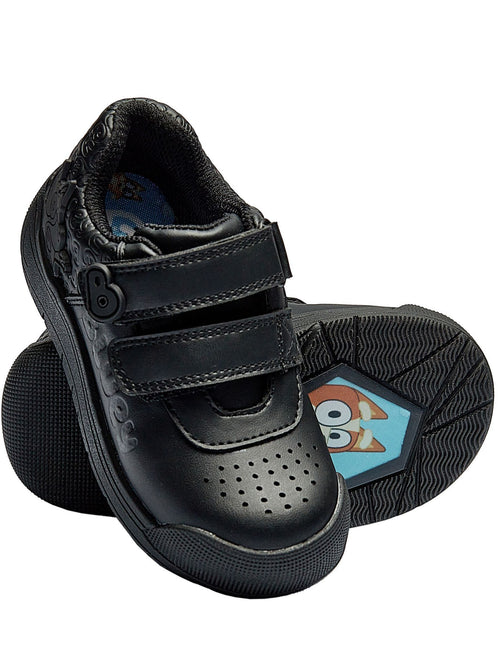 Character Black Bluey And Bingo School Shoes image 1
