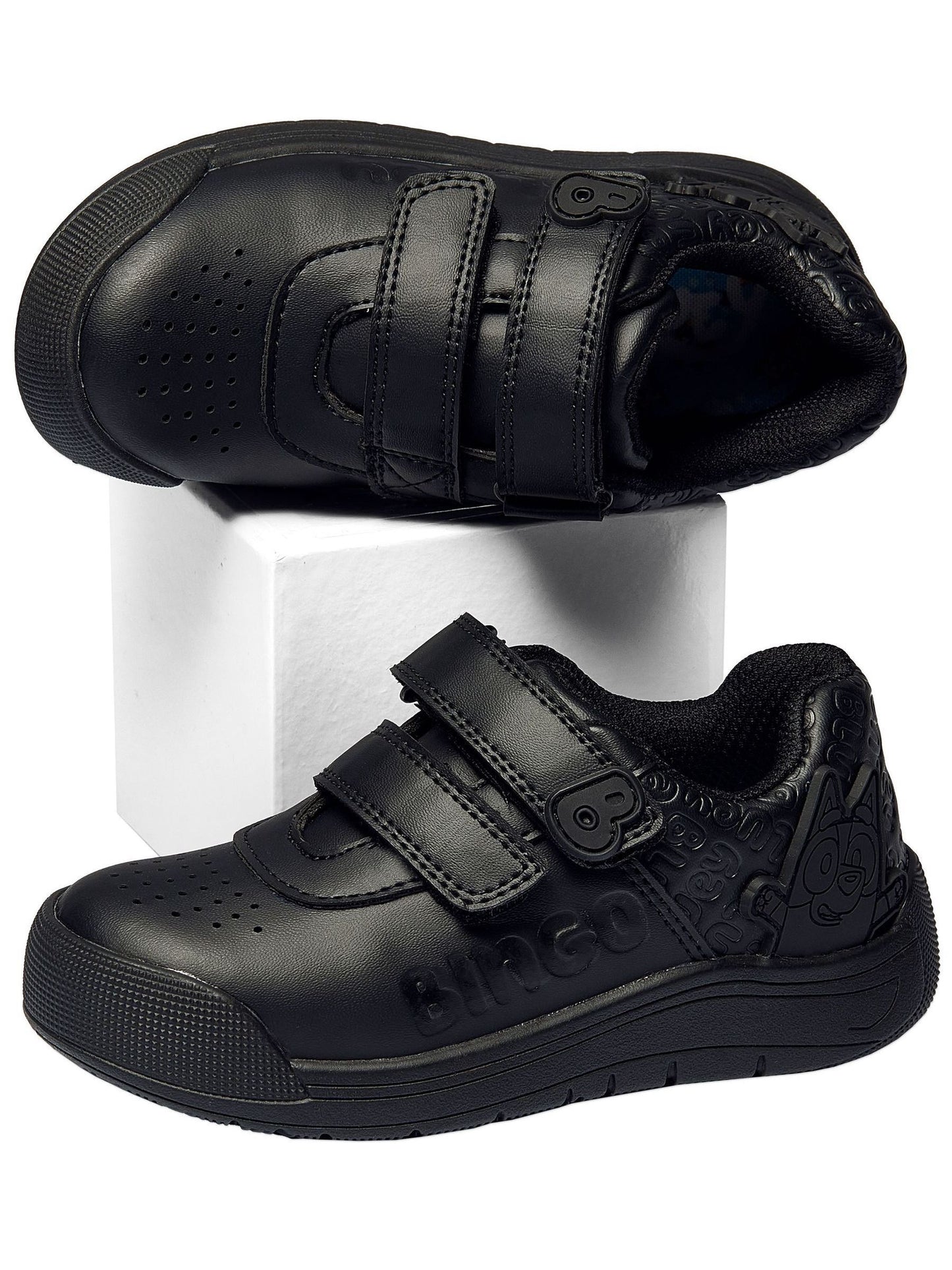 Character Black Bluey And Bingo School Shoes image 5