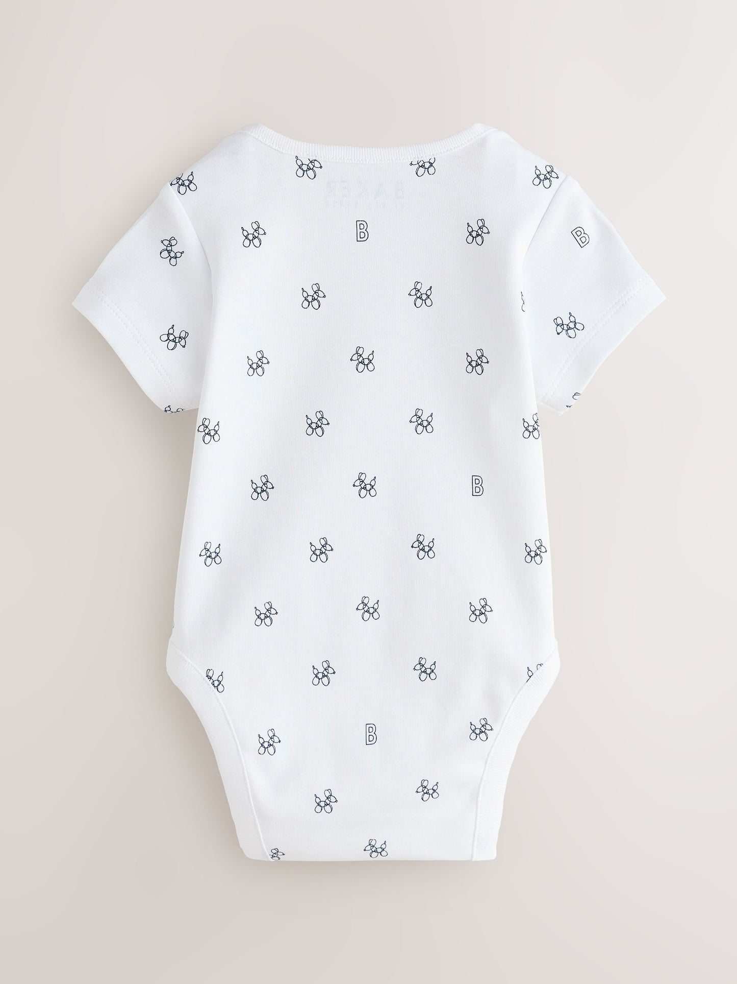 Baker by Ted Baker Blue 3 Pack Short Sleeve Bodysuits image 5
