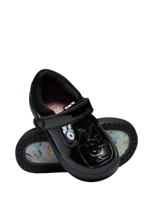 Character Black Bluey And Bingo School Shoes image 1