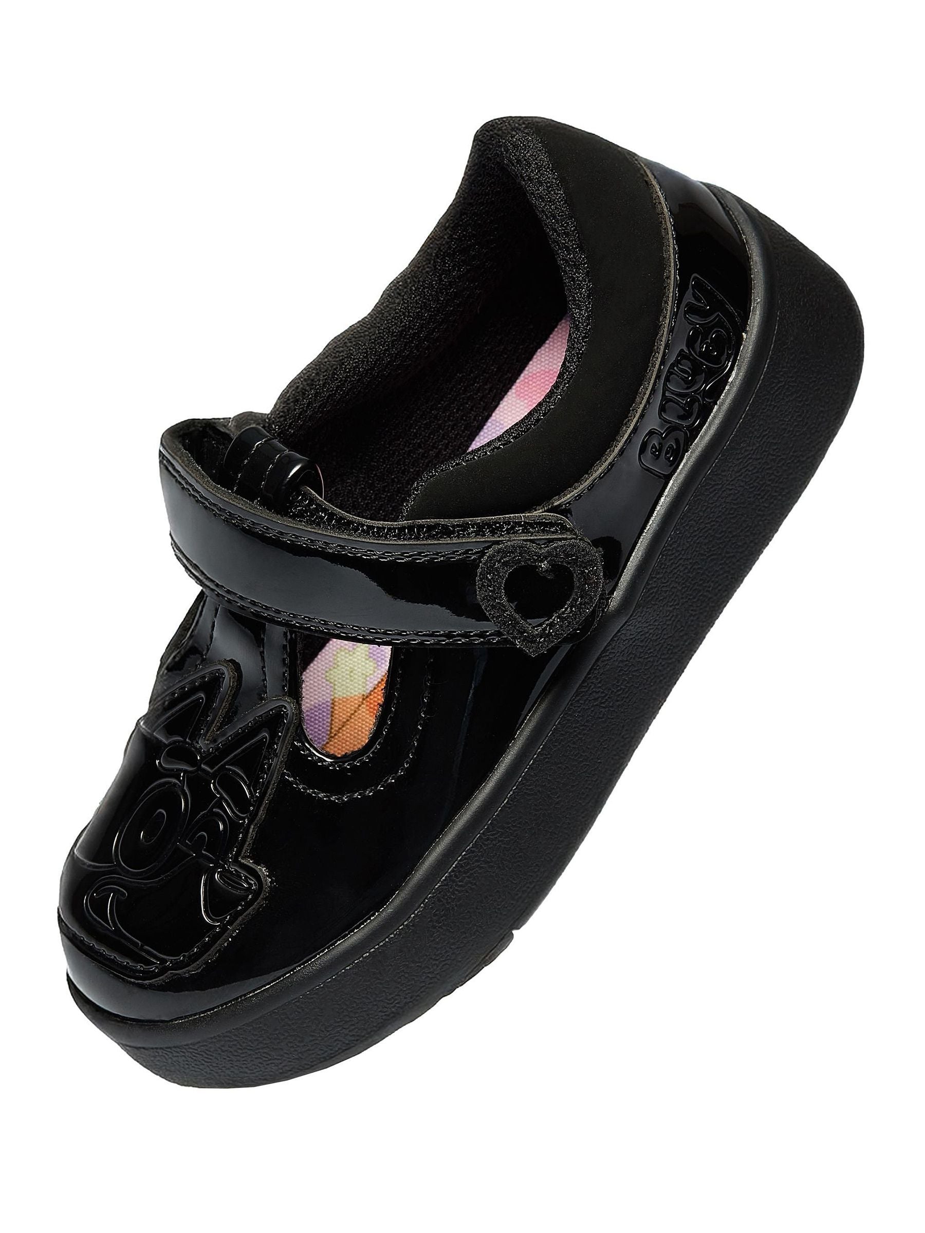 Character Black Bluey And Bingo School Shoes image 3