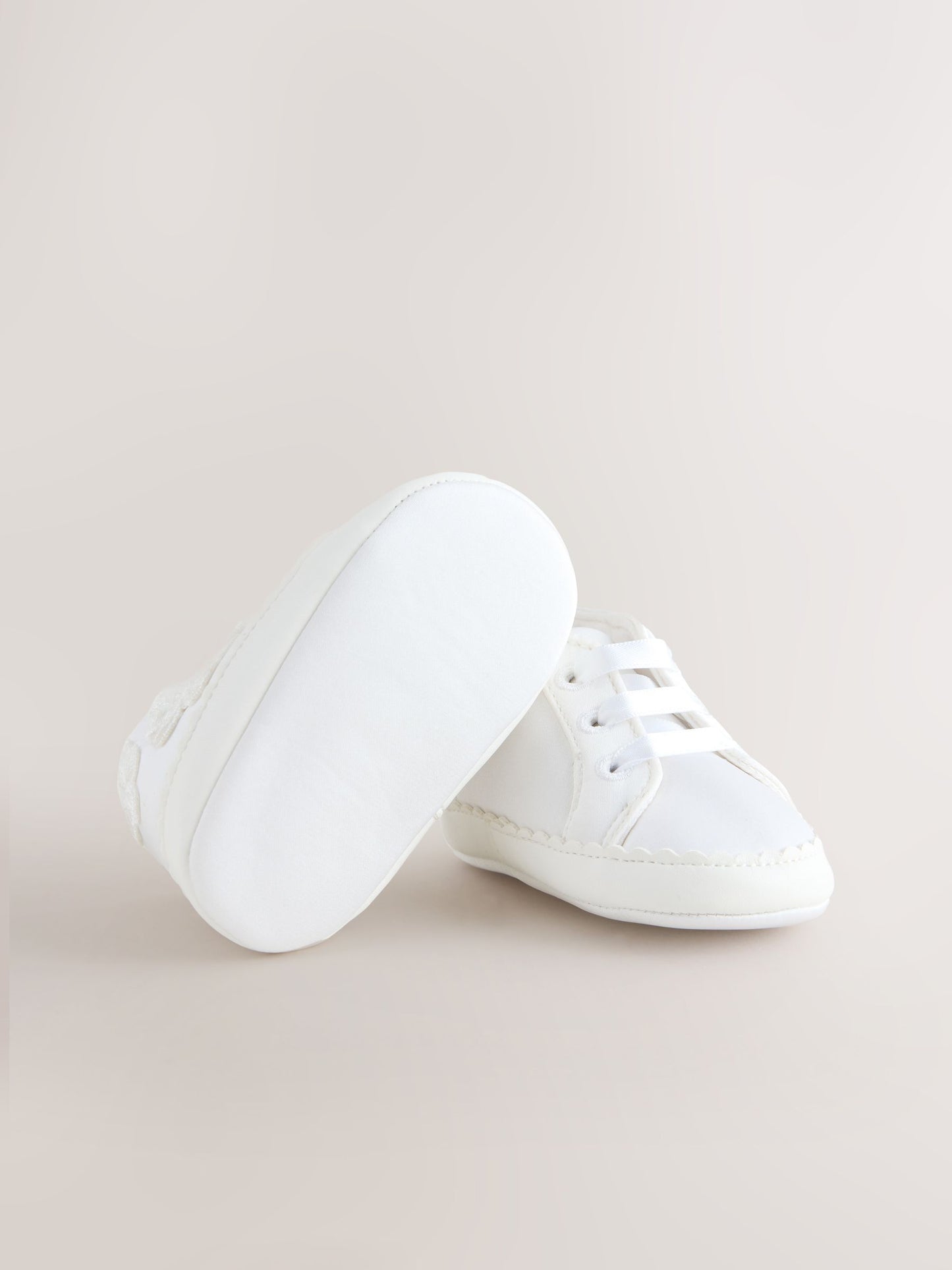 White Baby High Top Trainers (0-24mths) image 4