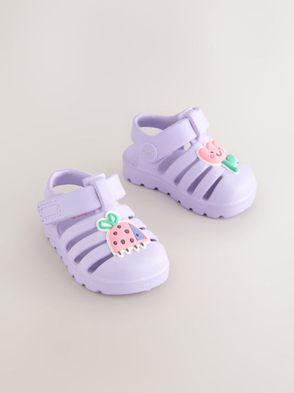 Lilac Purple Character EVA Fisherman Sandals (0-24mths) image 1