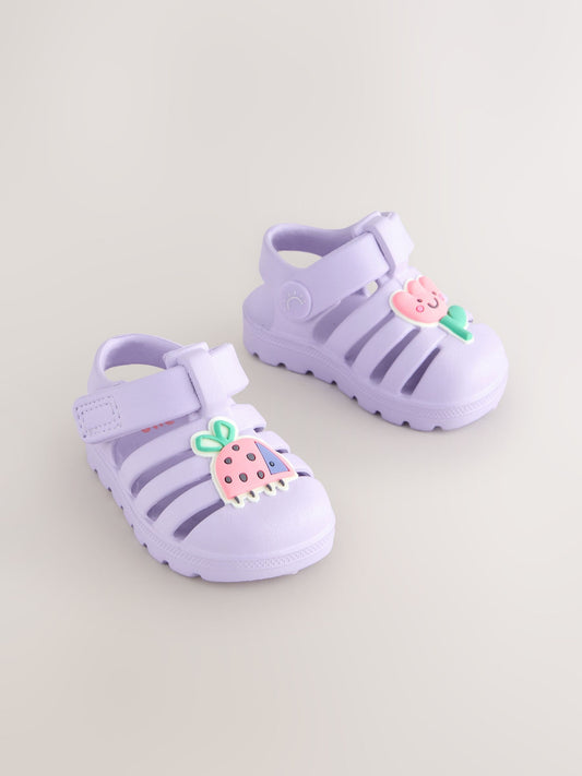 Lilac Purple Character EVA Fisherman Sandals (0-24mths) image 1