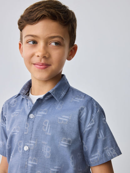 Baker by Ted Baker Chambray Shirt and T-Shirt Set image 5