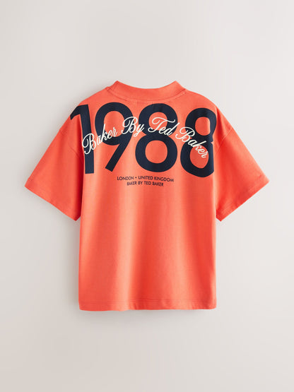 Baker by Ted Baker Oversized Graphic T-Shirt image 2