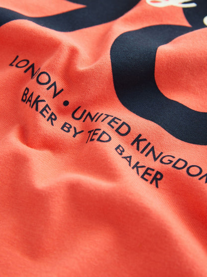 Baker by Ted Baker Oversized Graphic T-Shirt image 6
