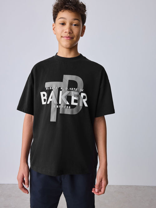 Baker by Ted Baker Oversized Graphic T-Shirt image 1