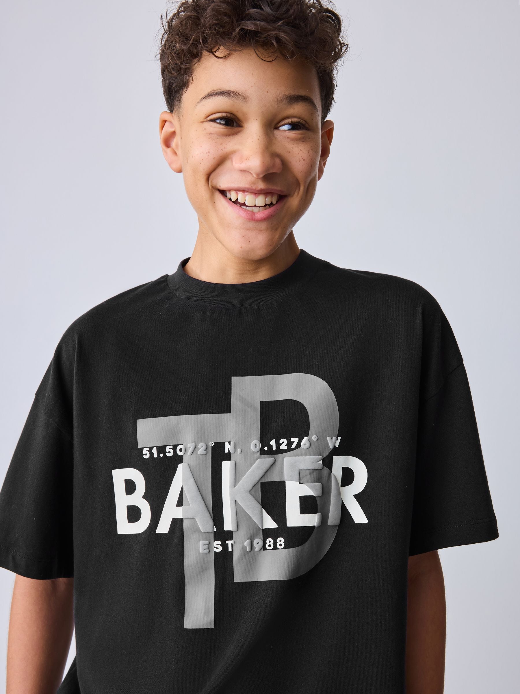 Baker by Ted Baker Oversized Graphic T-Shirt image 3