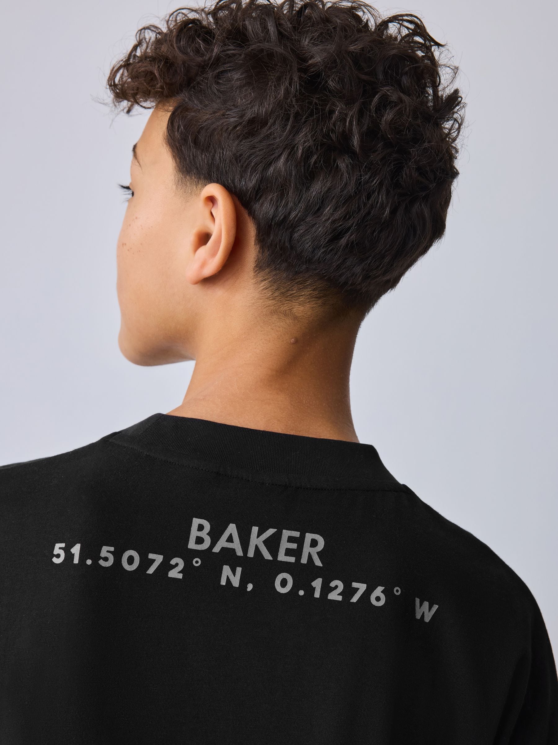 Baker by Ted Baker Oversized Graphic T-Shirt image 4