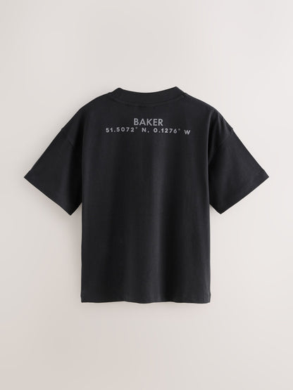 Baker by Ted Baker Oversized Graphic T-Shirt image 6