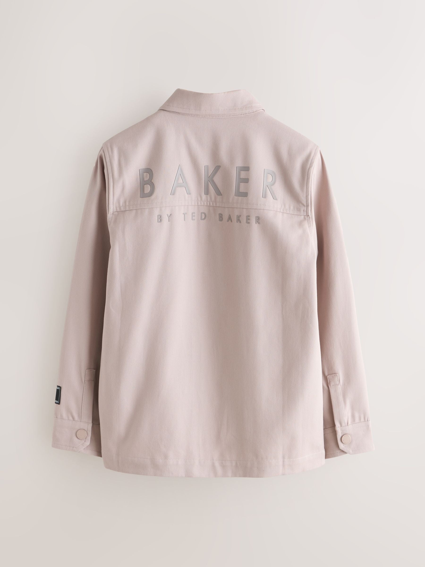 Baker by Ted Baker Stone Shacket and T-Shirt Set image 10