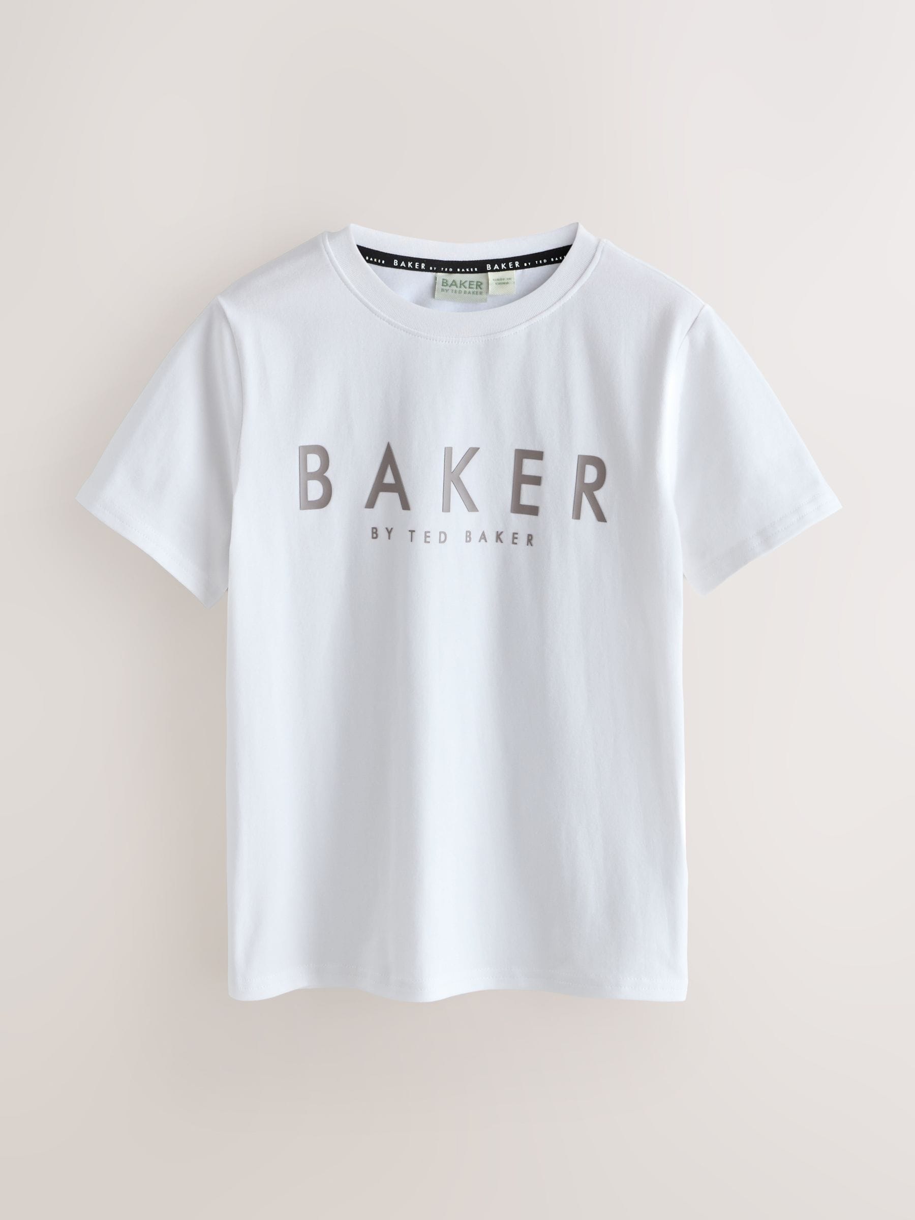 Baker by Ted Baker Stone Shacket and T-Shirt Set image 9