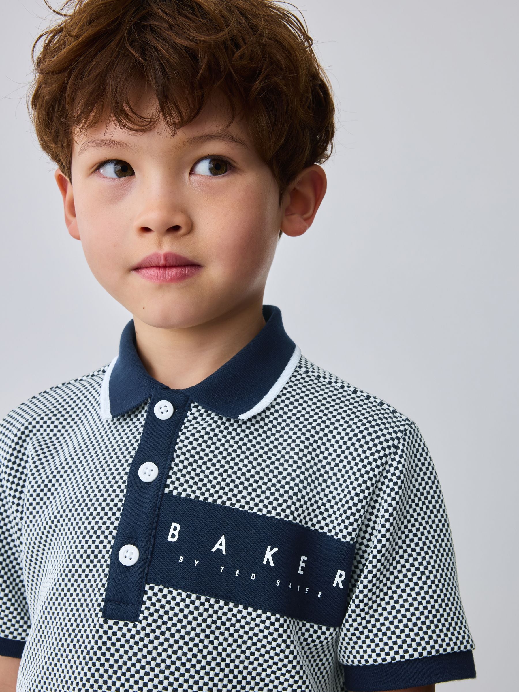 Baker by Ted Baker Textured Polo Shirt and Shorts Set image 5