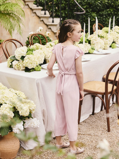 Dsiney Kidz - Pink Plisse Jumpsuit (3-16yrs) image 2