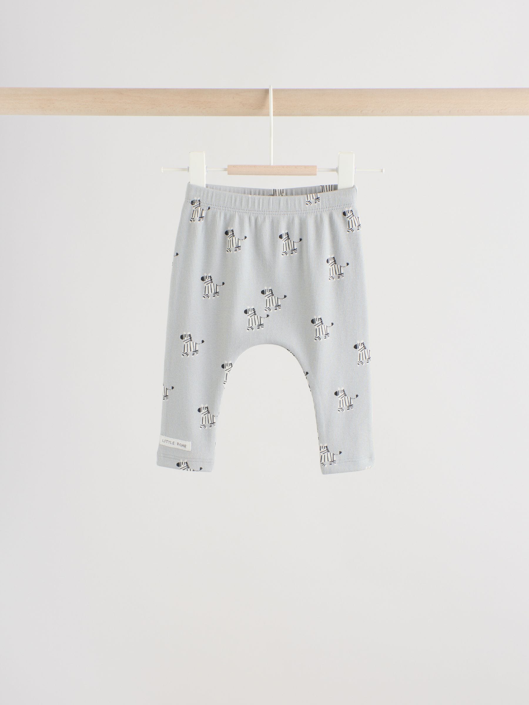 Monochrome Safari Baby Top and Leggings Set 2 Piece (0mths-3yrs) image 4