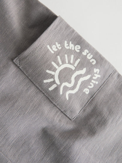 Grey Scandi Cactus Baby Rompers 3 Pack image 5