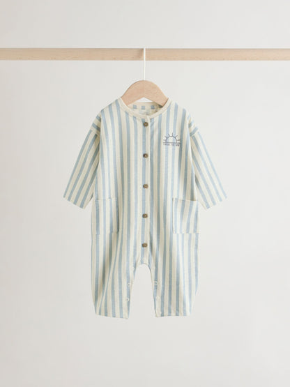 Grey Scandi Cactus Baby Rompers 3 Pack image 8
