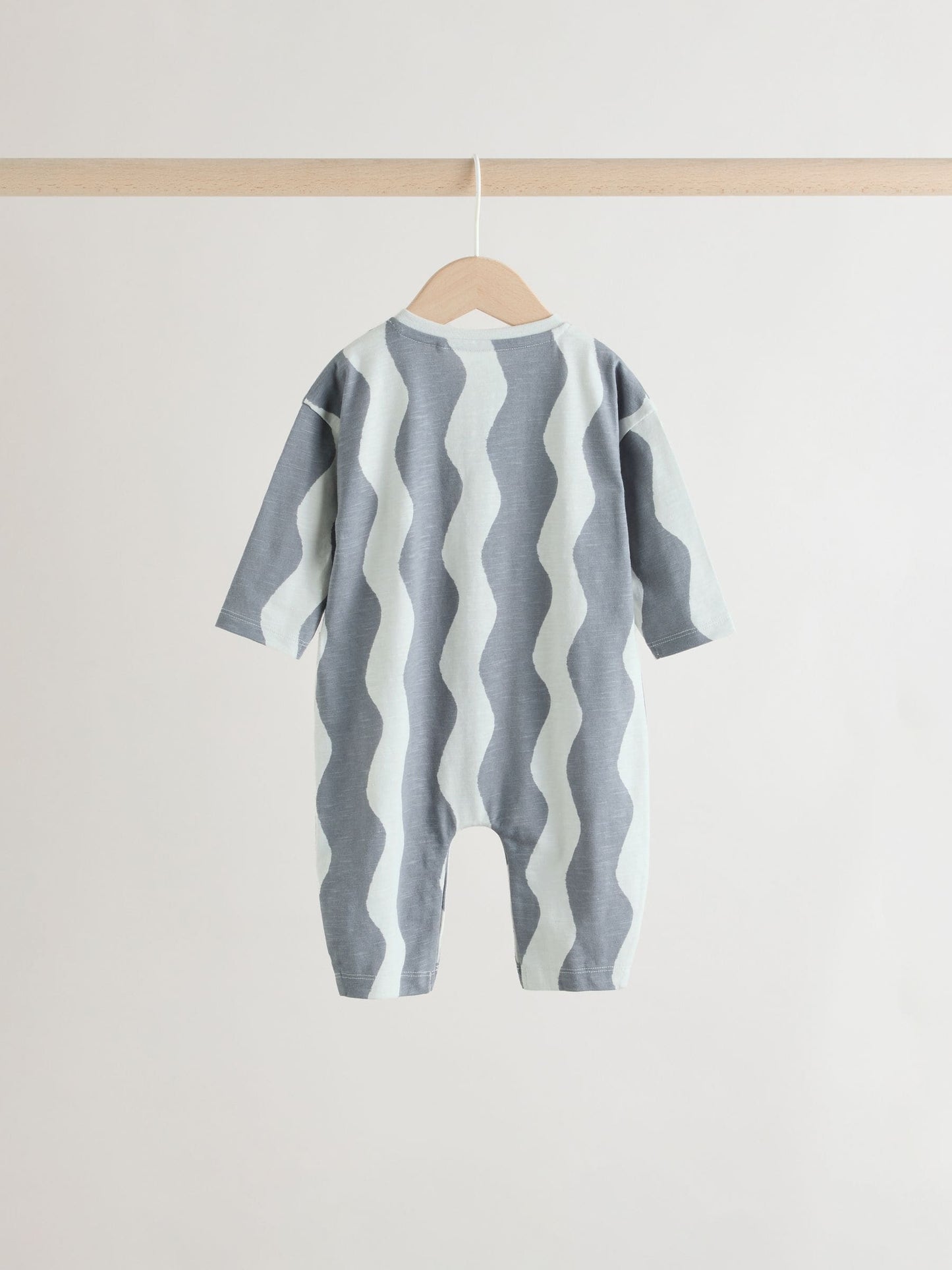 Grey Scandi Cactus Baby Rompers 3 Pack image 6