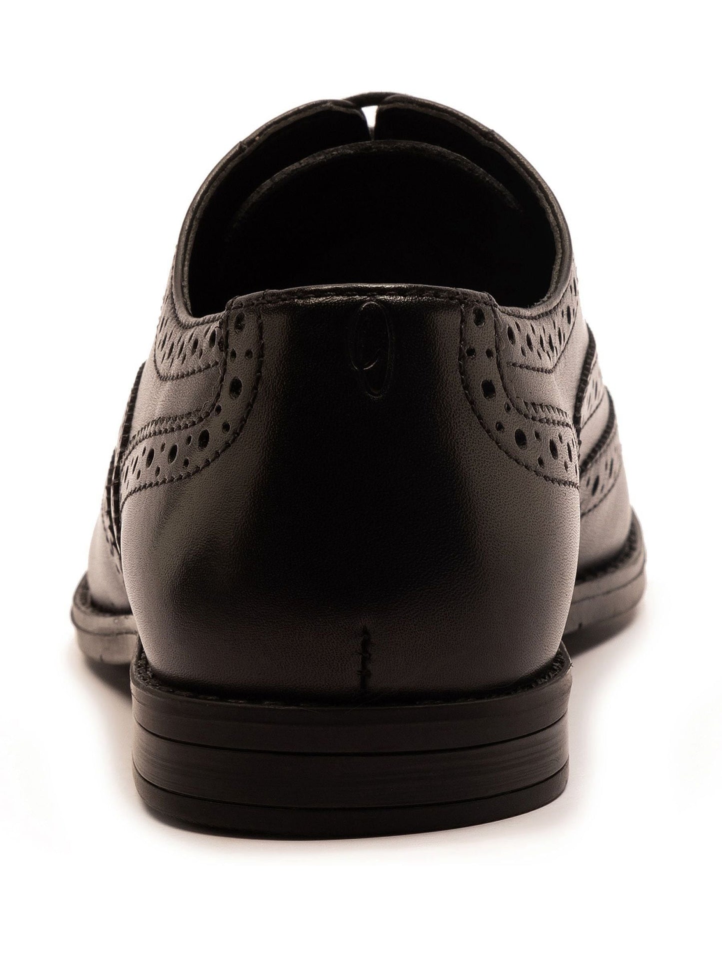 Off The Hook Black Waldew Leather Lace-Up Formal Brogue Shoes image 5