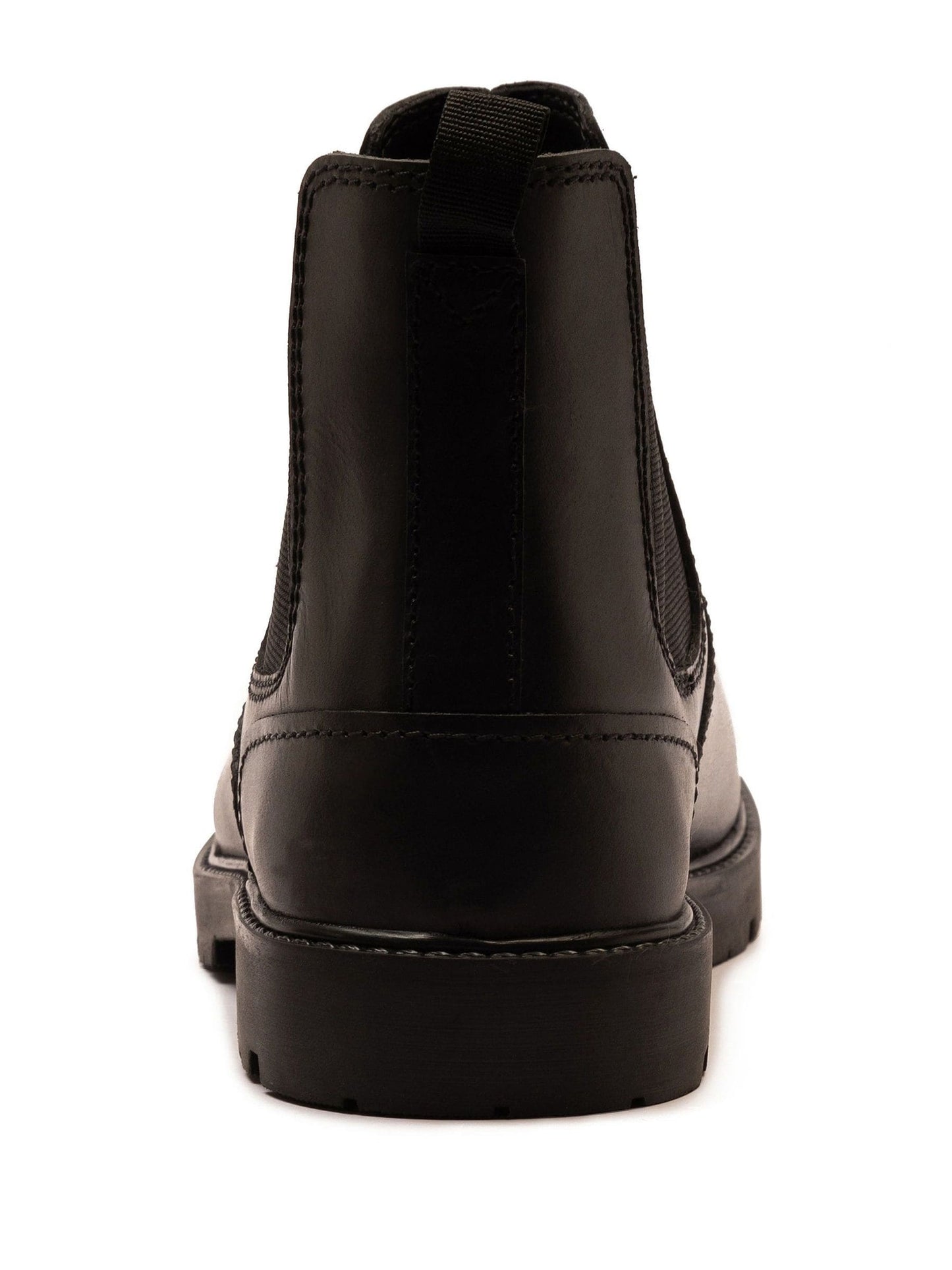 Off The Hook Black Vader Leather Formal Chelsea Boots image 5