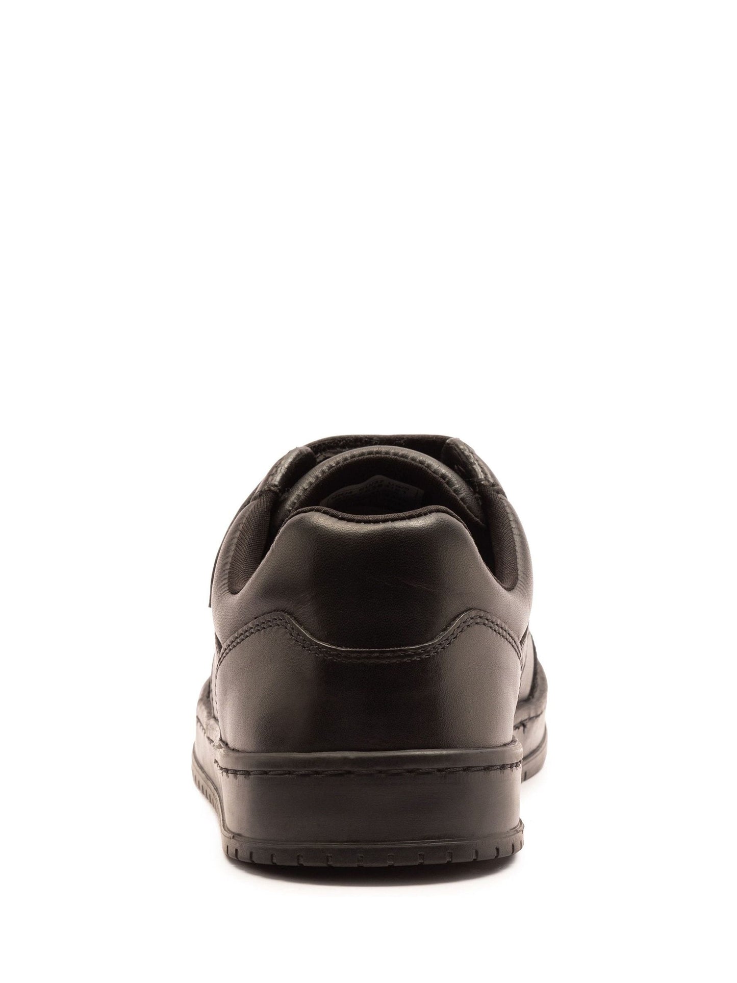 Off The Hook Black Ferris Leather Touch Fastening School Shoes image 5
