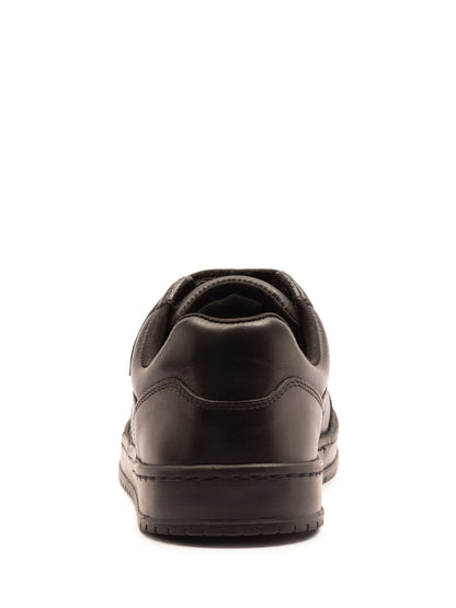 Off The Hook Black Ferris Leather Touch Fastening School Shoes image 5