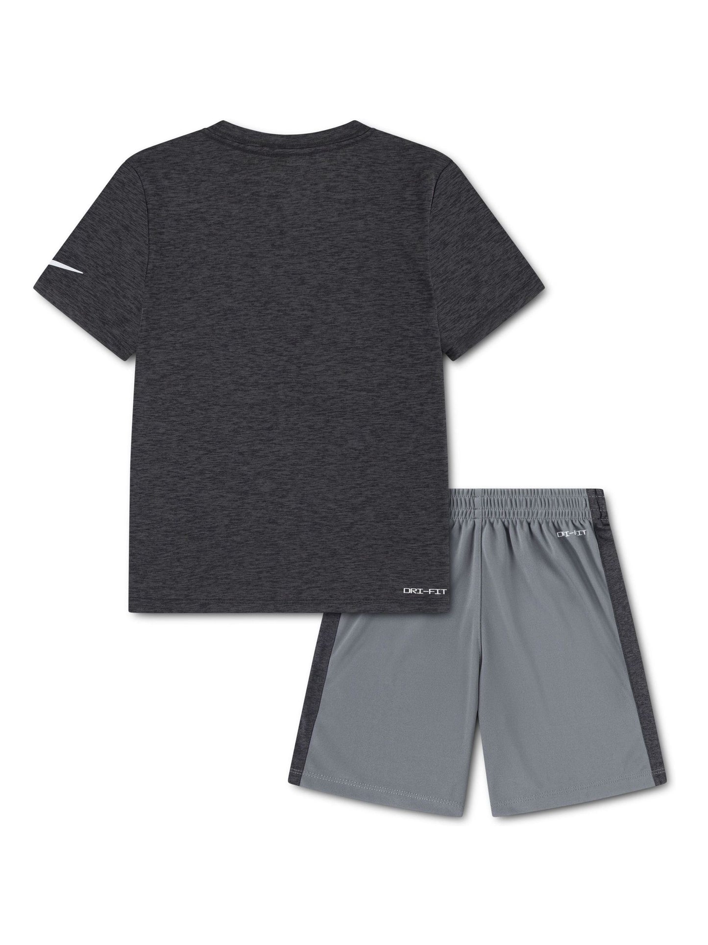 Nike Grey Little Kids Polyester Top & Short Set image 2