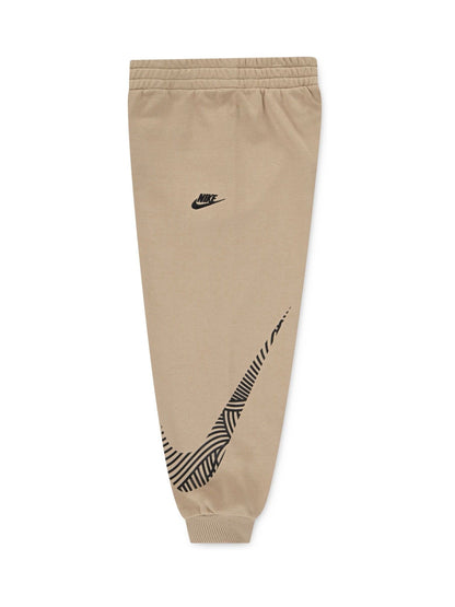 Nike Brown Little Kids ITZ Oversized Hoodie and Joggers Tracksuit Set image 3