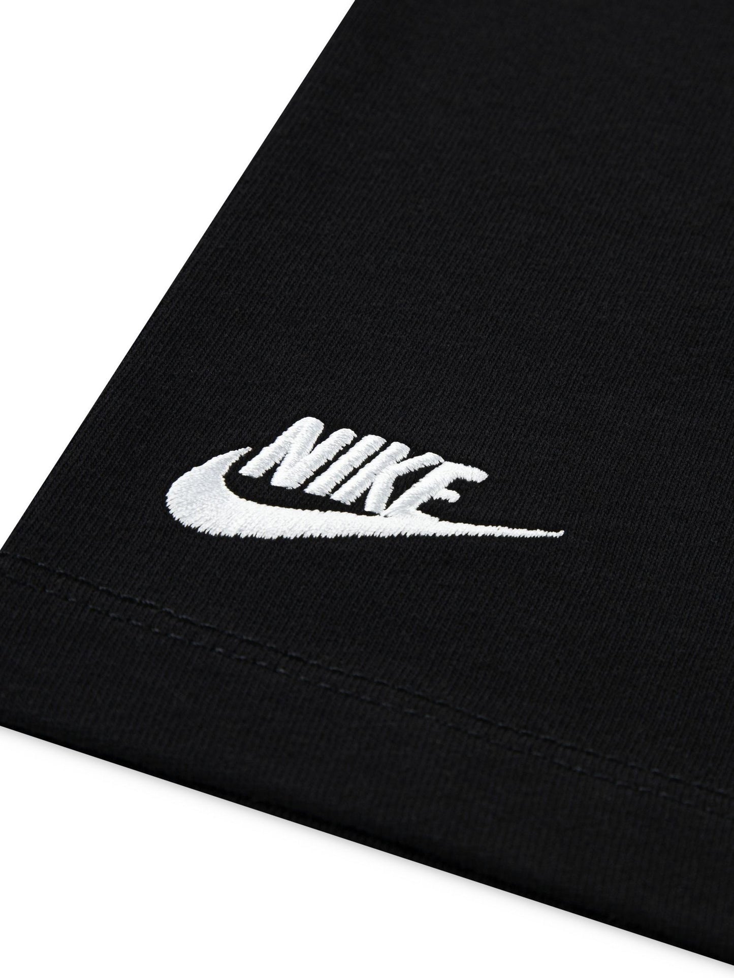 Nike Black Little Kids ITZ Relaxd Jersey Printed Tshirt and Shorts Set image 4