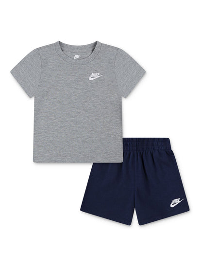 Dsiney Kidz - Nike Blue Little Kids SBR Club T-Shirt and Shorts Set image 1