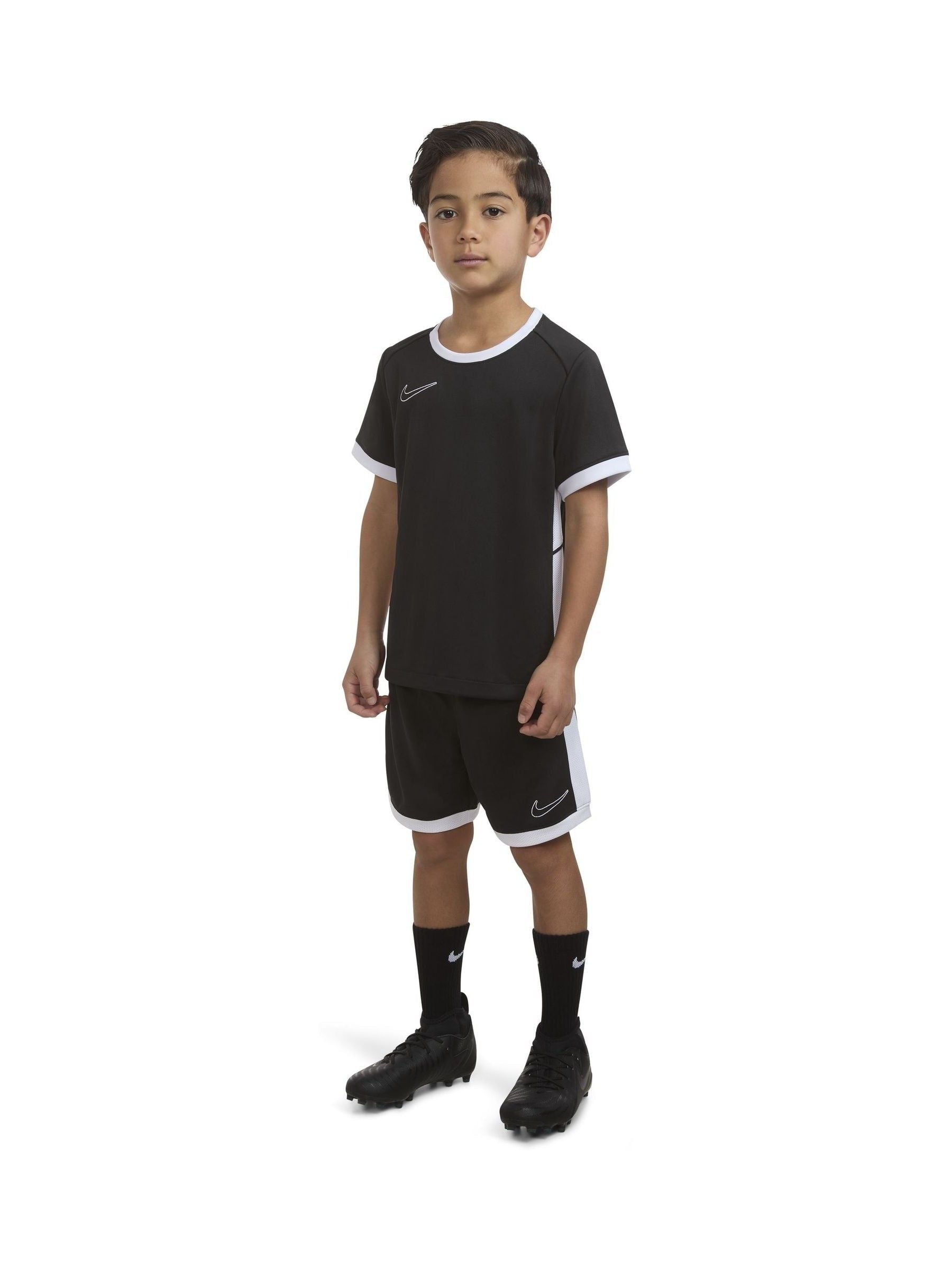 Nike Black Dri-FIT Academy T-Shirt and Shorts Set image 1