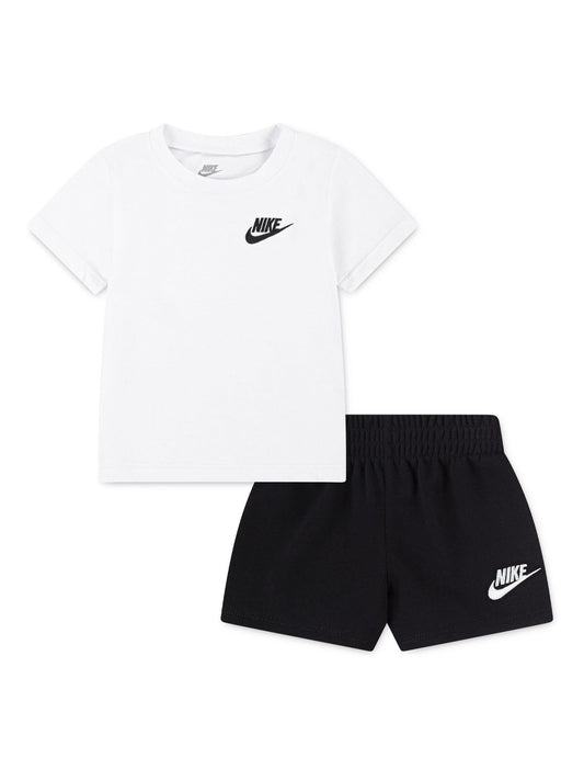 Nike Black Infant Small Logo T-Shirt and Shorts Set image 1