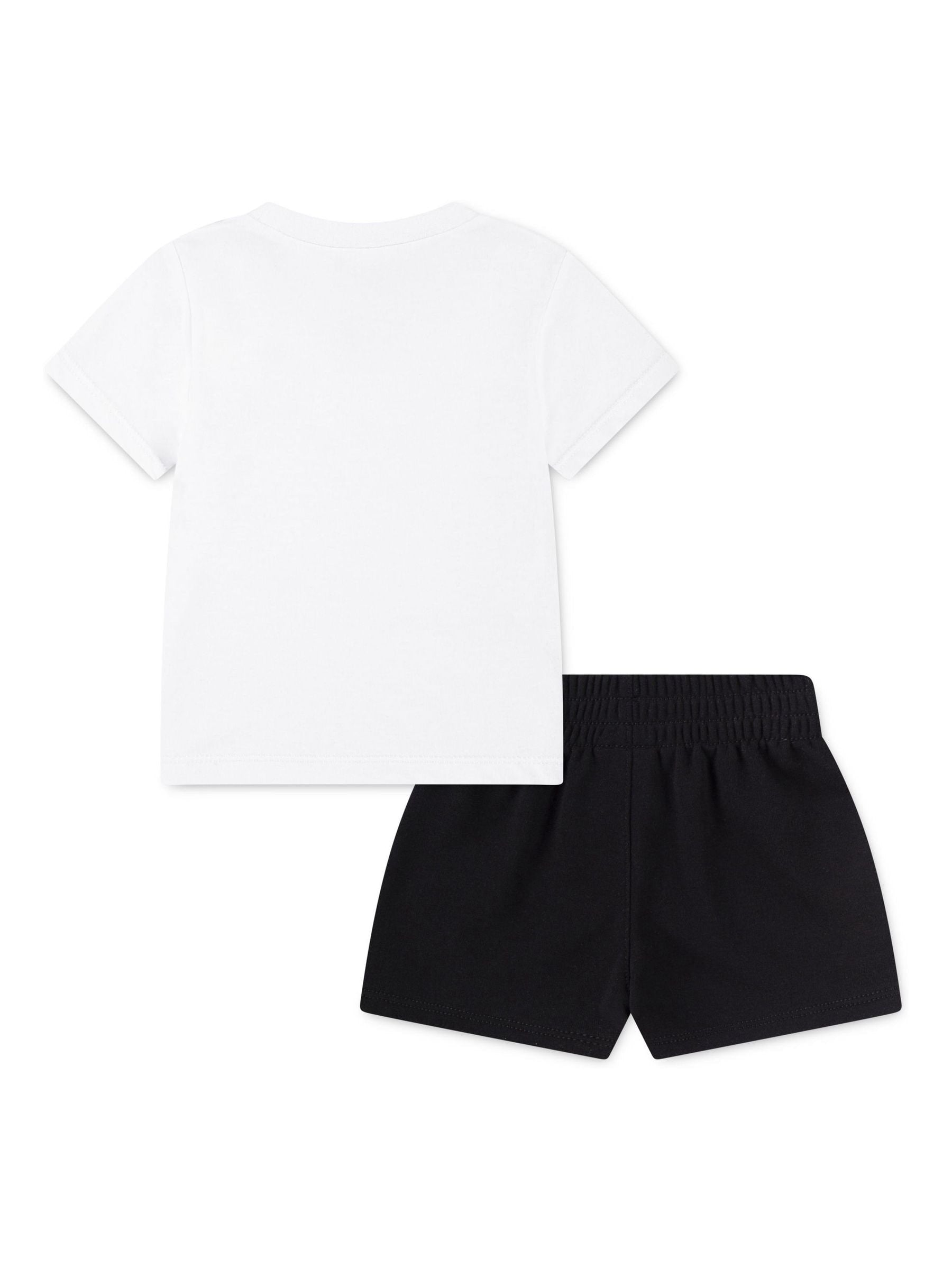 Nike Black Infant Small Logo T-Shirt and Shorts Set image 2