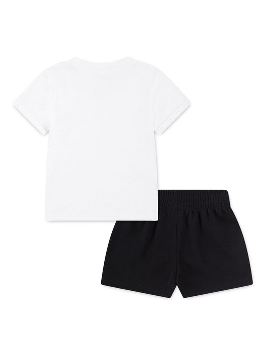 Nike Black Infant Small Logo T-Shirt and Shorts Set image 2