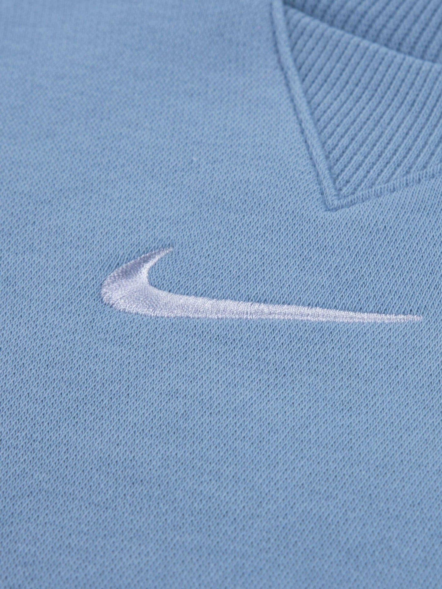 Nike Blue Little Kids Essential Marl Crew Tracksuit Set image 4