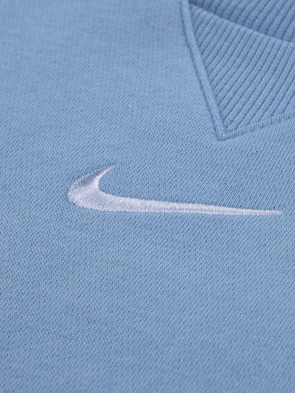 Nike Blue Little Kids Essential Marl Crew Tracksuit Set image 4