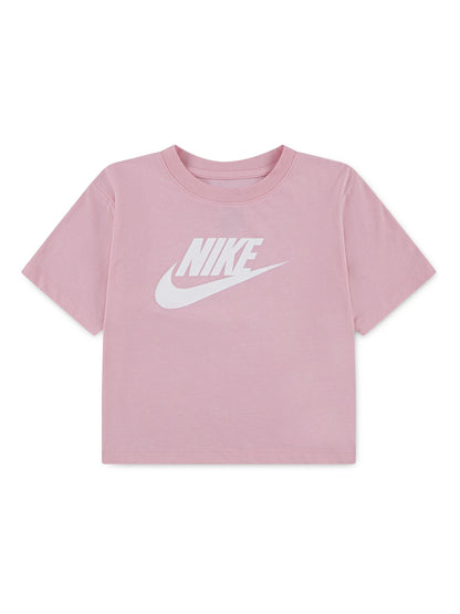Nike Pink Little Kids HBR Club Boxy Fit T-Shirt image 1
