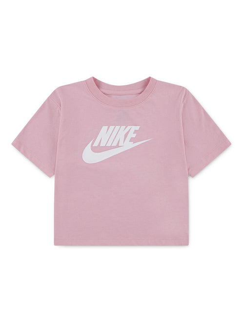 Nike Pink Little Kids HBR Club Boxy Fit T-Shirt image 1