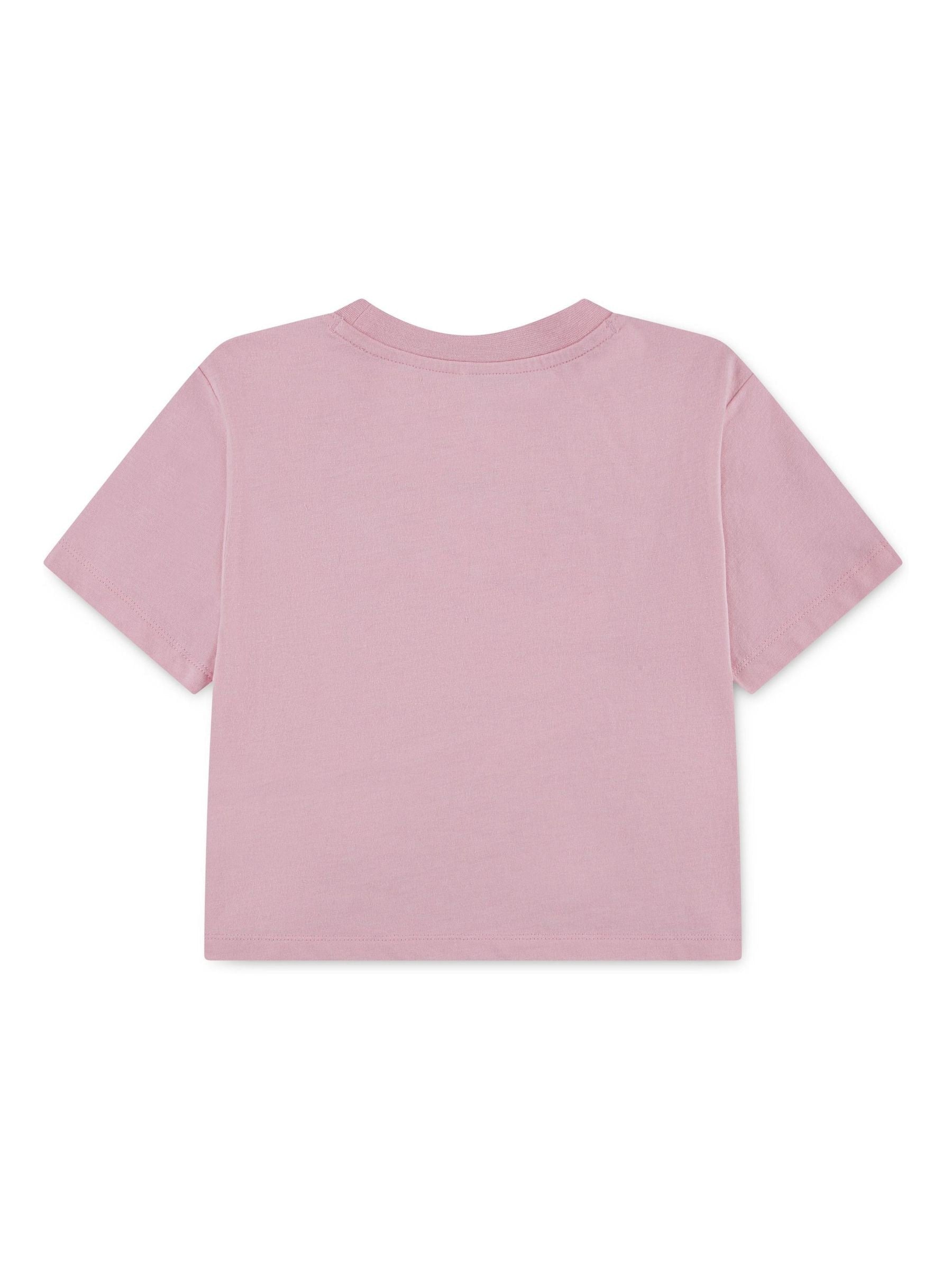 Nike Pink Little Kids HBR Club Boxy Fit T-Shirt image 2