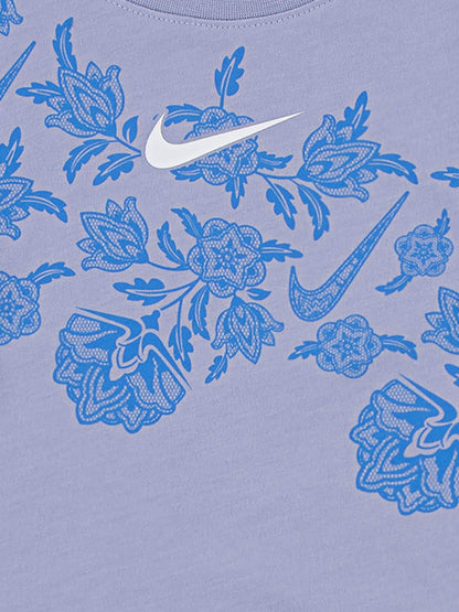 Nike Blue Little Kids Lace Print T-Shirt and Shorts Set image 4